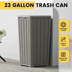 Special Bifanuo Waterproof Outdoor Trash Can with Lid