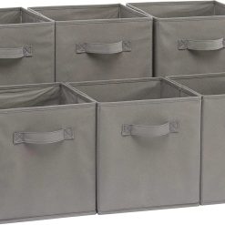 Special Collapsible Fabric Storage Cube Bins Organizer with Handles, Organization Containers, Multifunctional, 13 x 13 x