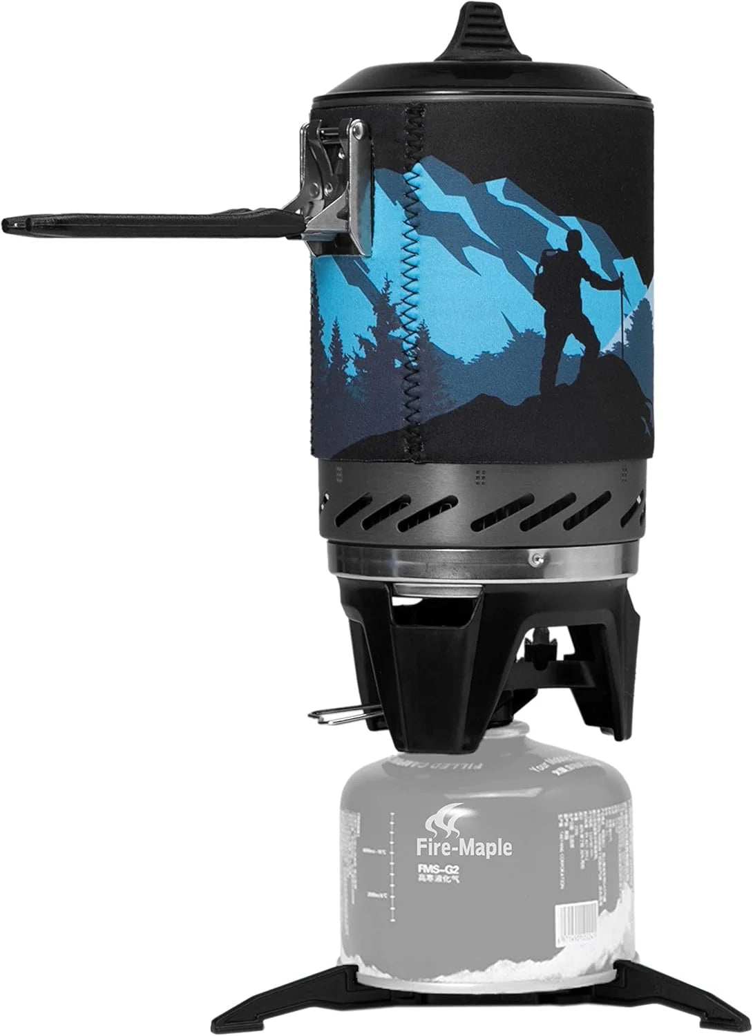 Special Fixed Star 2 Pro Backpacking Camping Stove System, Black 19.8oz, 30% Faster Boil with HX Base - Image 4