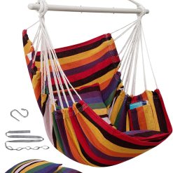 Alternative view of Special Hammock Chair Swing Indoor Outdoor 500 Lbs, Steel Bar & Anti-Slip