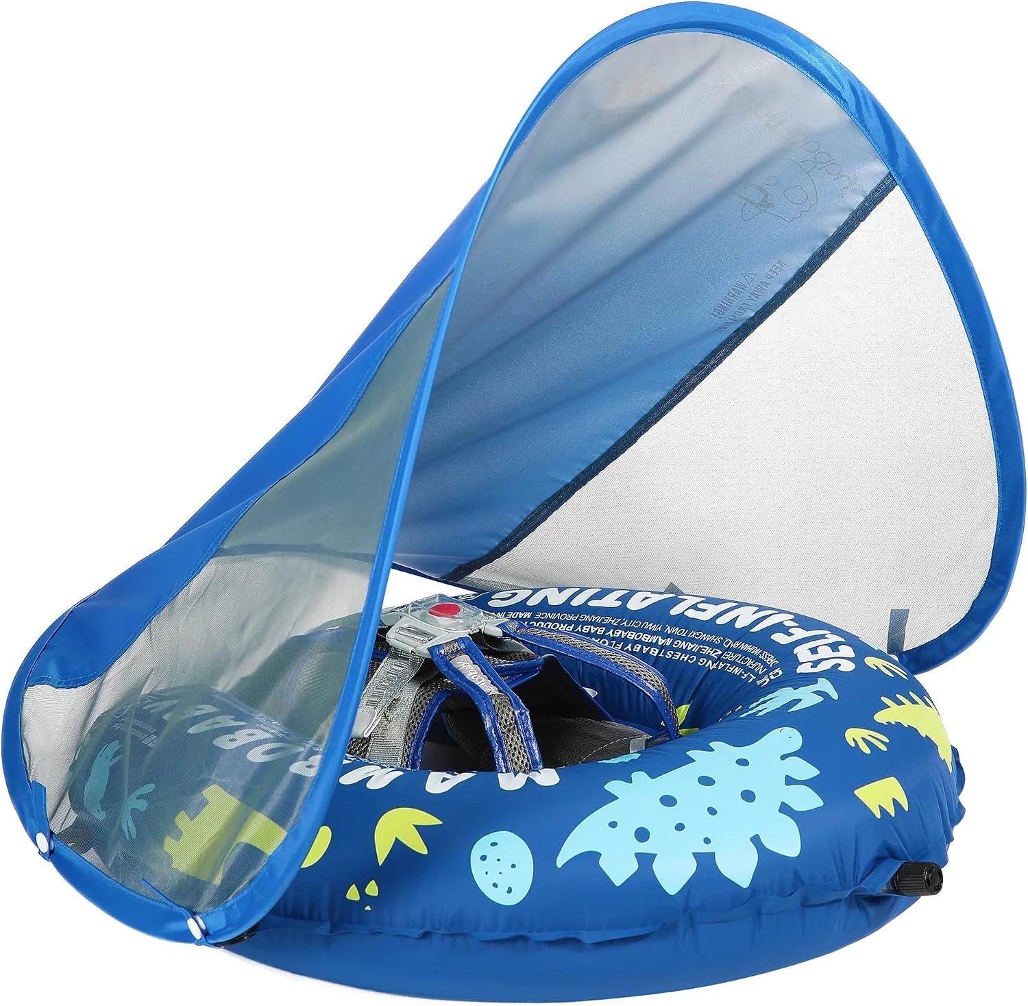 Special Mambobaby Float Self-Inflating Baby Pool Floats Hammock with Canopy, Compressible Folding Baby Floating Bed - Image 18