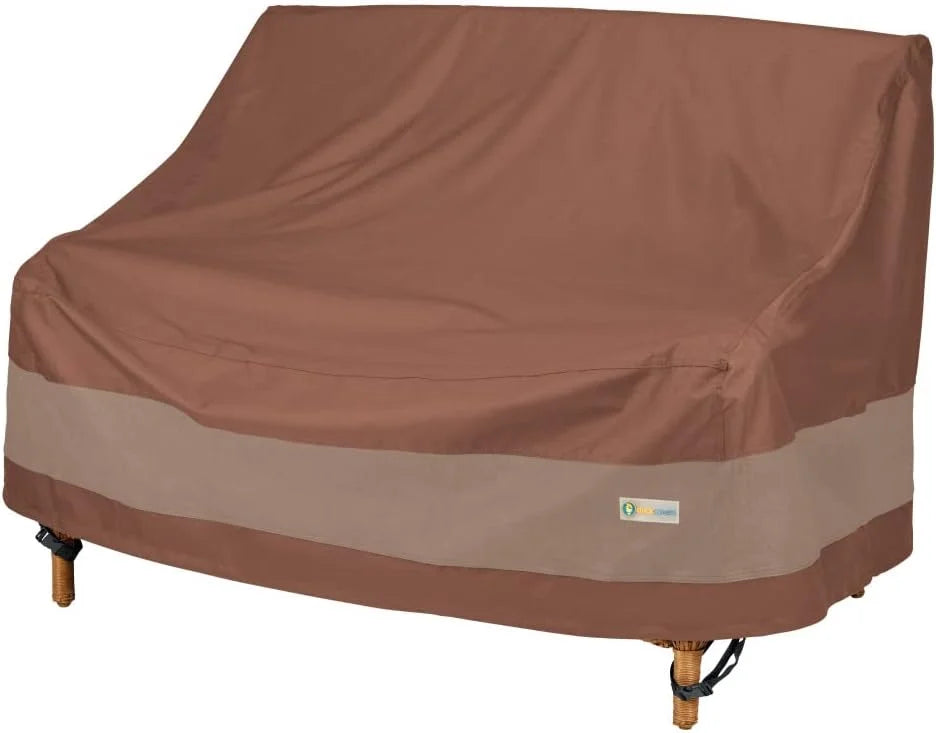 Special Ultimate Patio Loveseat Couch Cover, 54W x 37D x 35H, Mocha Cappuccino, Patio Furniture Covers - Image 2
