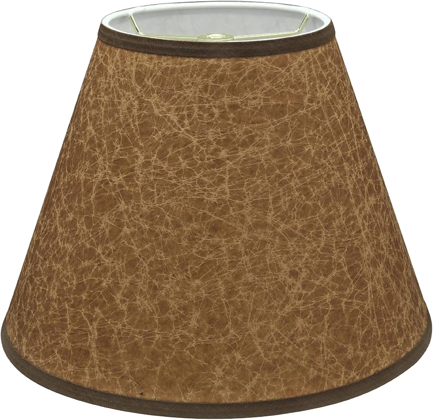 Special Creative 32622 Transitional Empire Shape Spider Construction Lamp Shade in Cider Brown - Image 3