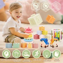 Alternative view of Special Premium Baby Toys for 6-18 Months, 8 in 1 Montessori Toys Set, Educational Learning Toys for Toddlers 1-3 " For Home Projects