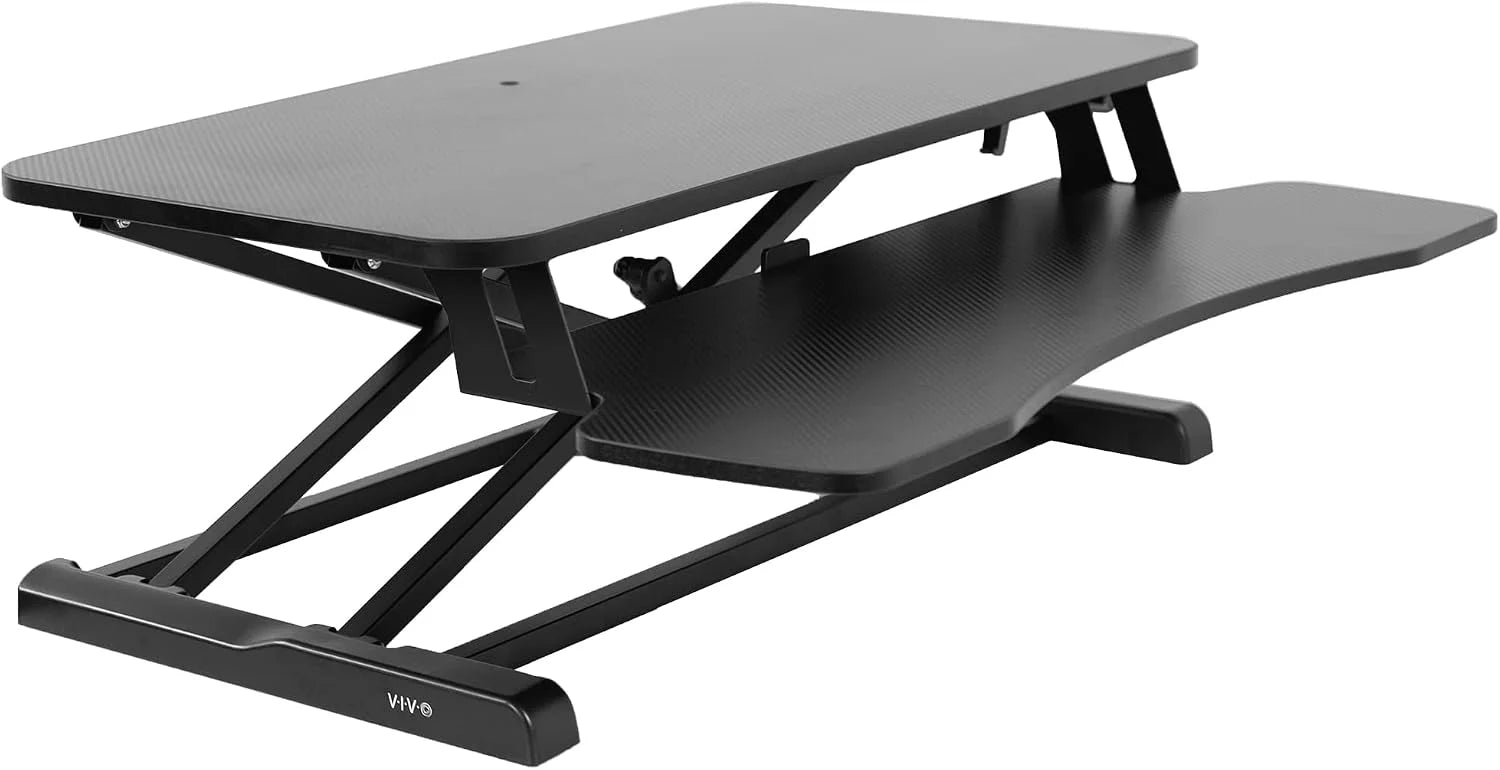 Special 32 inch Desk Converter, K Series, Height Adjustable Sit to Stand Riser, DESK-V000K - Image 7