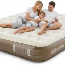 Special California King Size Air Mattress with Built-in USB Rechargeable Pump, 992 lbs Max Support Inflatable