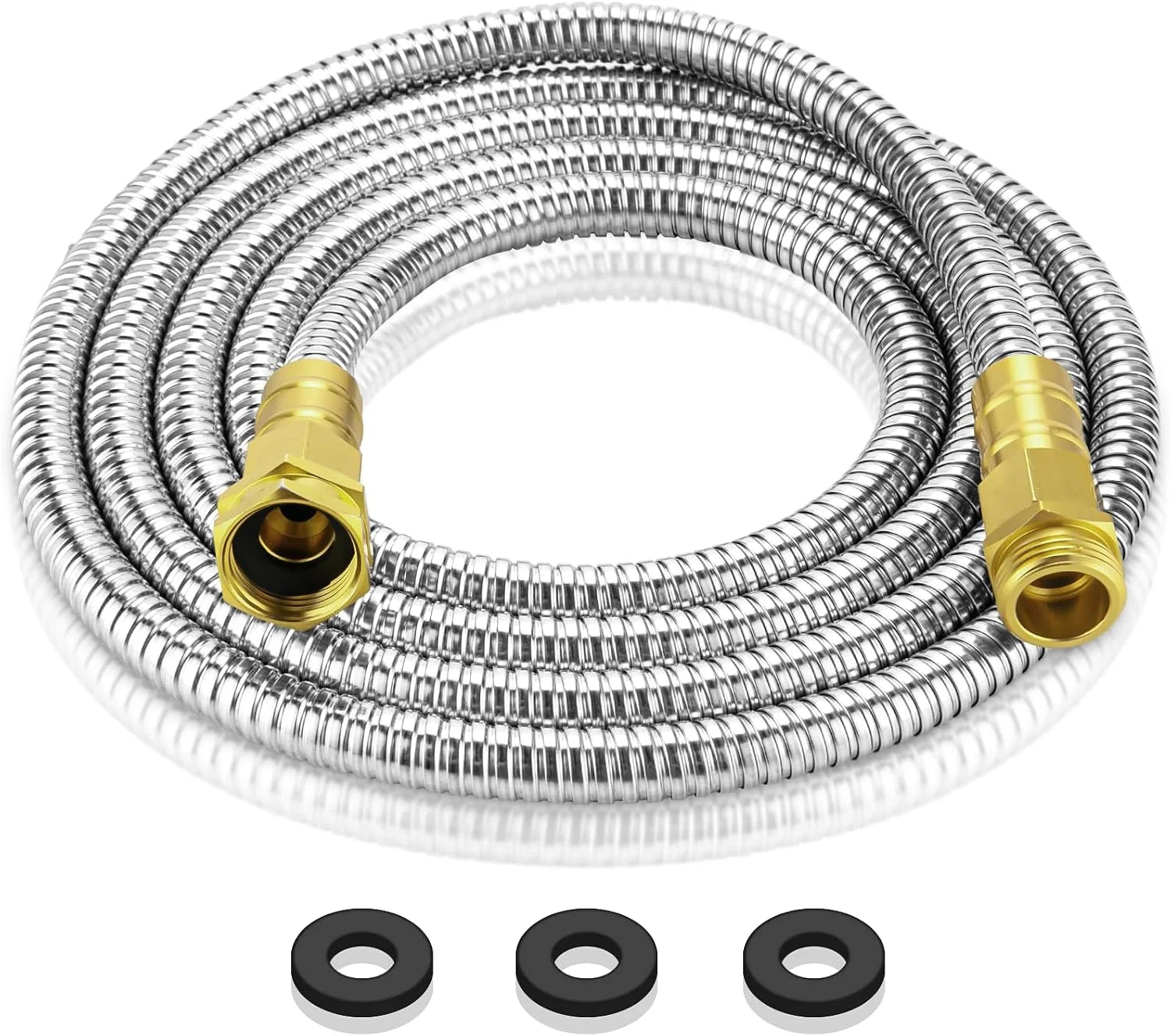 Special Rosy Earth Stainless Steel Garden Hose 100 FT, Heavy Duty Expandable Water Hose - Image 11