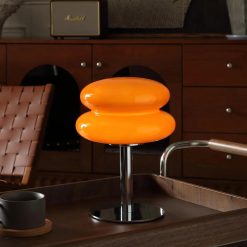 Alternative view of Special Mushroom Lamp Table Lamp for Night Stands, Dimmable, Mid Century Modern Desk Lamps for Bedroom