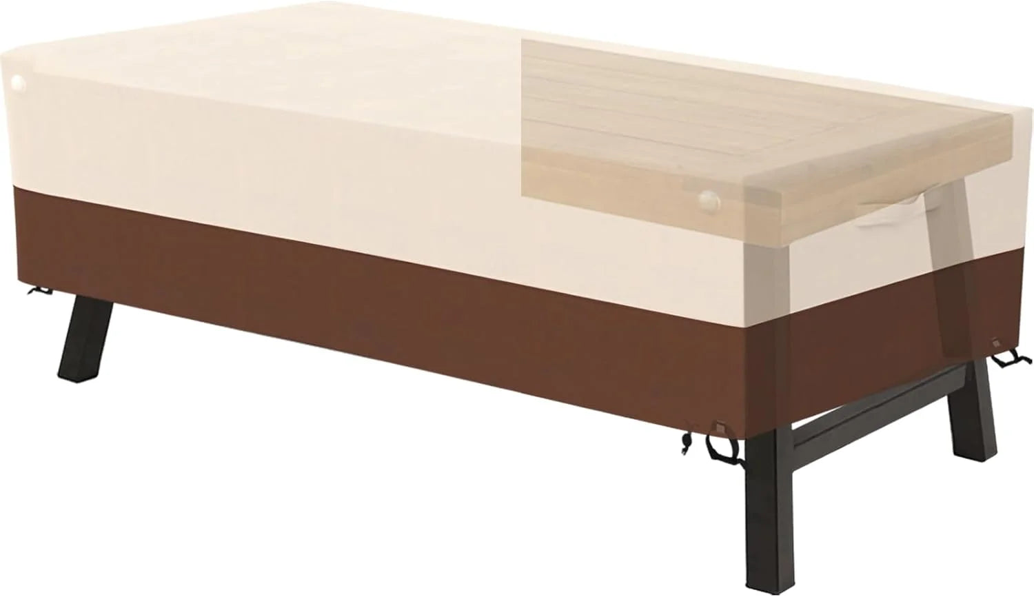 Special Tuyeho 124x84 Heavy Duty 900D Outdoor Patio Furniture Set Cover Waterproof