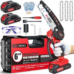 Alternative view of Special RLSOO Mini Chainsaw Cordless, 6 Inch Handheld Chain Saw Battery Powered