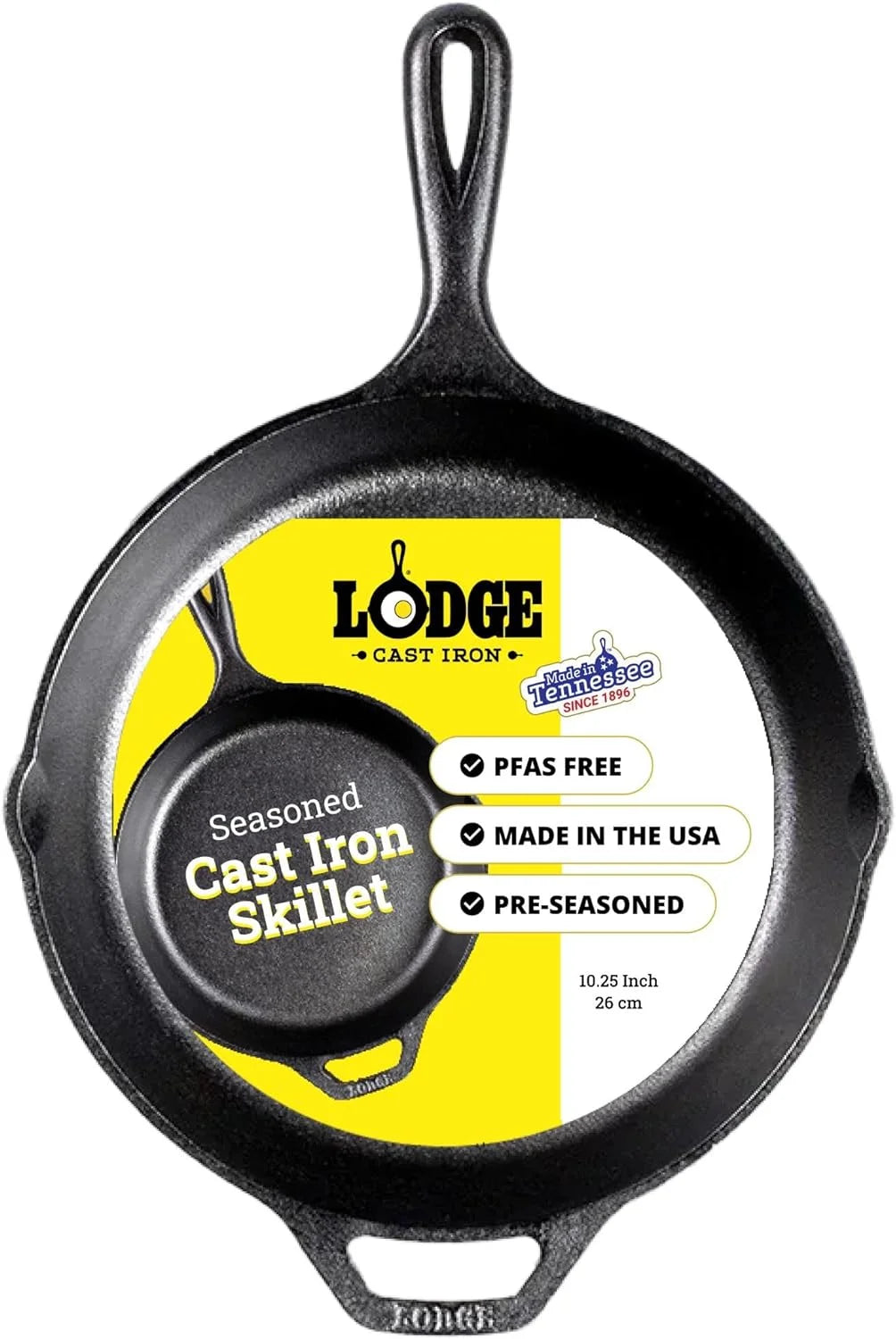 Special Seasoned Cast Iron Skillet Set 8, 10.25 & 12 Inches - Image 6