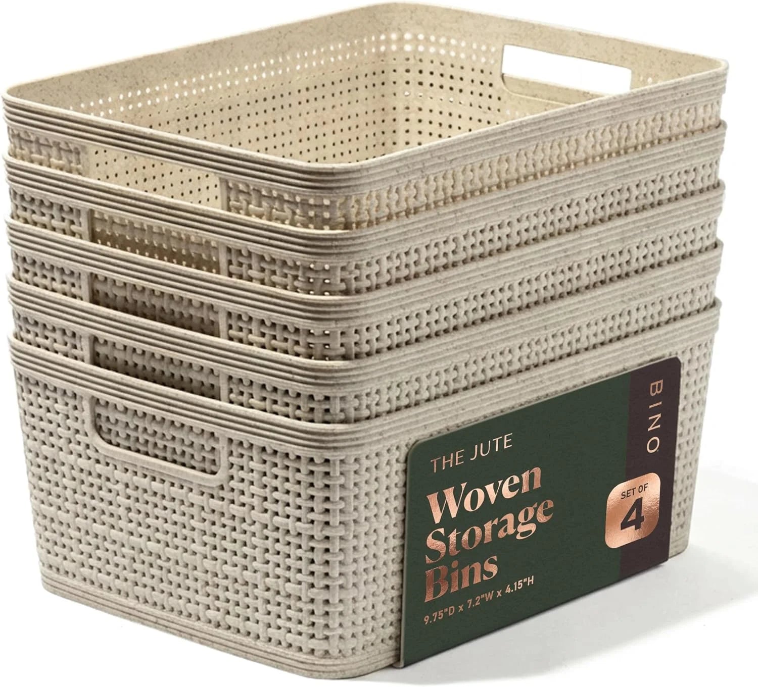 Special Plastic Basket, Large (Black), 3-Pack, Home Organization - Image 3