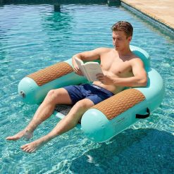 Alternative view of Special Zeraty Heavy Duty Double-Sided PVC Scrim Floating Chair Inflatable Pool Lounger for Adults, Premium Water Hammock