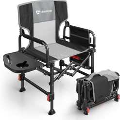 Special HIKEMOON Folding Camping Director Chairs, Adjustable Height