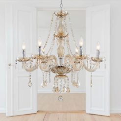 Alternative view of Special Mossi 5 Light Modern Contemporary Elegant K9 Crystal Glass Chandelier Pendant Ceiling Lighting Fixture