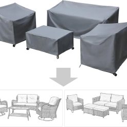 Alternative view of Special Baner Garden Patio Furniture Covers,Outdoor Furniture Cover Waterproof,Patio Furniture Set Covers for 4 Piece Outdoor Conversation Set