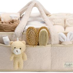 Special Diaper Caddy Organizer for Changing Table, Storage Basket for Wipes, Gift for Baby Shower, Car
