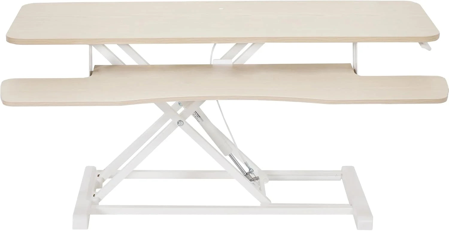 Special 32 inch Desk Converter, K Series, Height Adjustable Sit to Stand Riser, DESK-V000K - Image 13