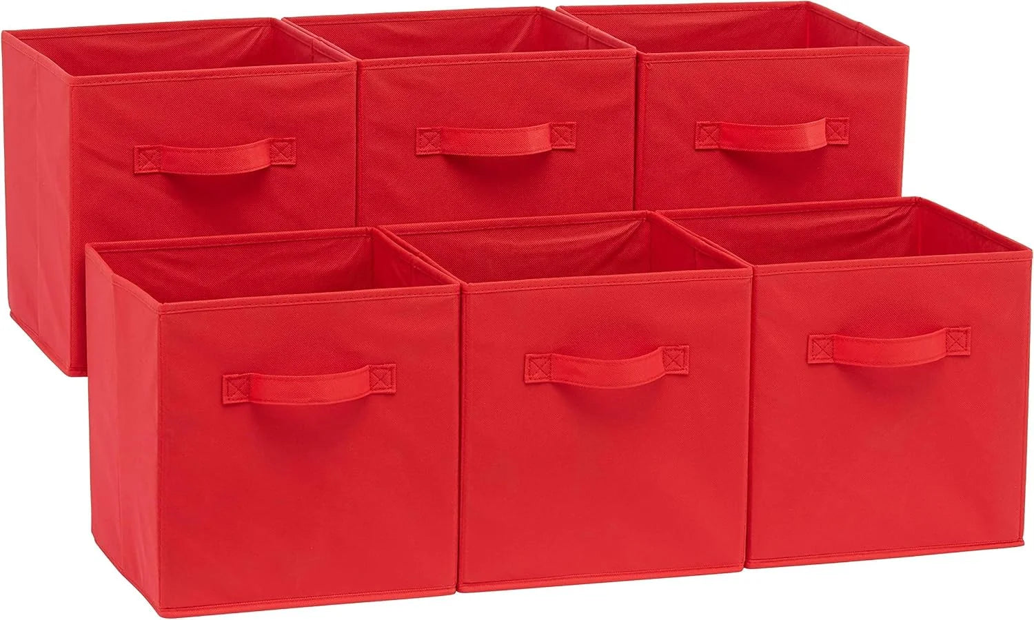 Special Fabric Storage Cube Bins Organizer with Handles for Organization and Organizing Solution, 13x13x13 - Image 2