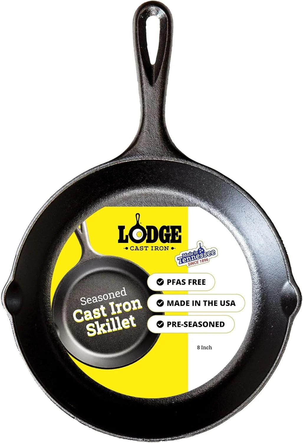 Special Seasoned Cast Iron Skillet Set 8, 10.25 & 12 Inches - Image 5