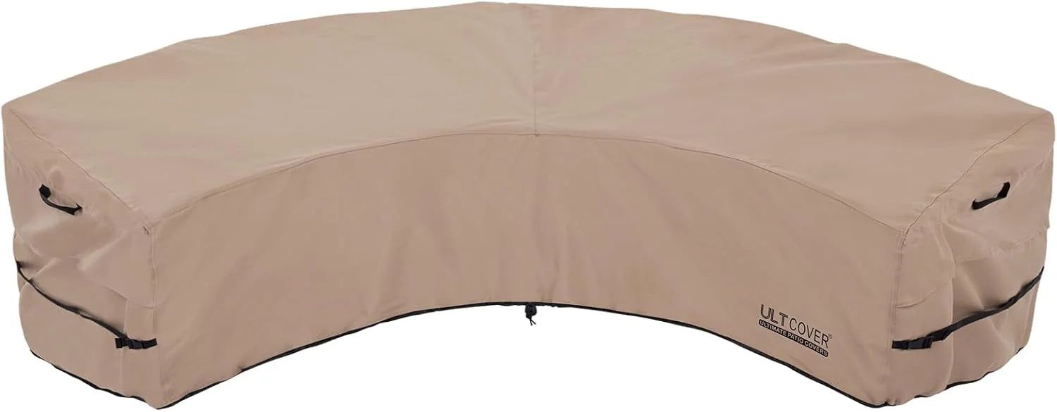 Special ULTCOVER Patio L-Shaped Left Facing Sofa Cover Waterproof for 6-Seater Outdoor Sectional Furniture Couch 85" (Left Side) x 110" - Image 3