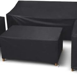 Alternative view of Special STARTWO Patio Furniture Cover 4 Piece Set, Black, Regular