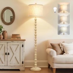 Alternative view of Special 62 Floor Lamp, Rotary Switch, Rustic Resin Tall Lamps for Living Room