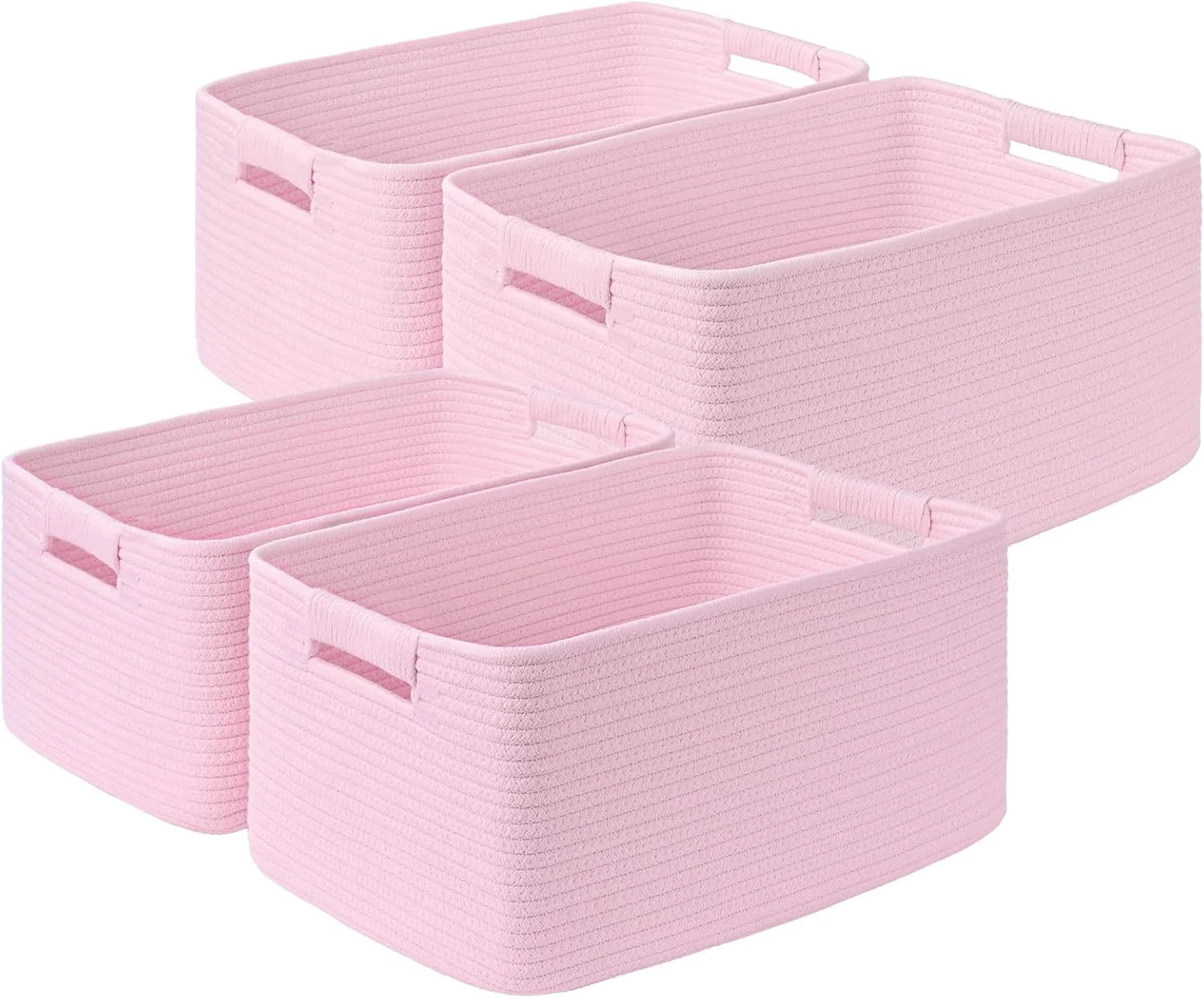 Special 2 Pack Large Storage Basket for Organizing, 17.5x13x7 Woven Basket for Shelves, Closet Cube Storage Bins - Image 5