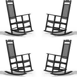 Alternative view of Special Bifanuo 300LBS Heavy Duty HDPS Poly Outdoor Rocking Chair