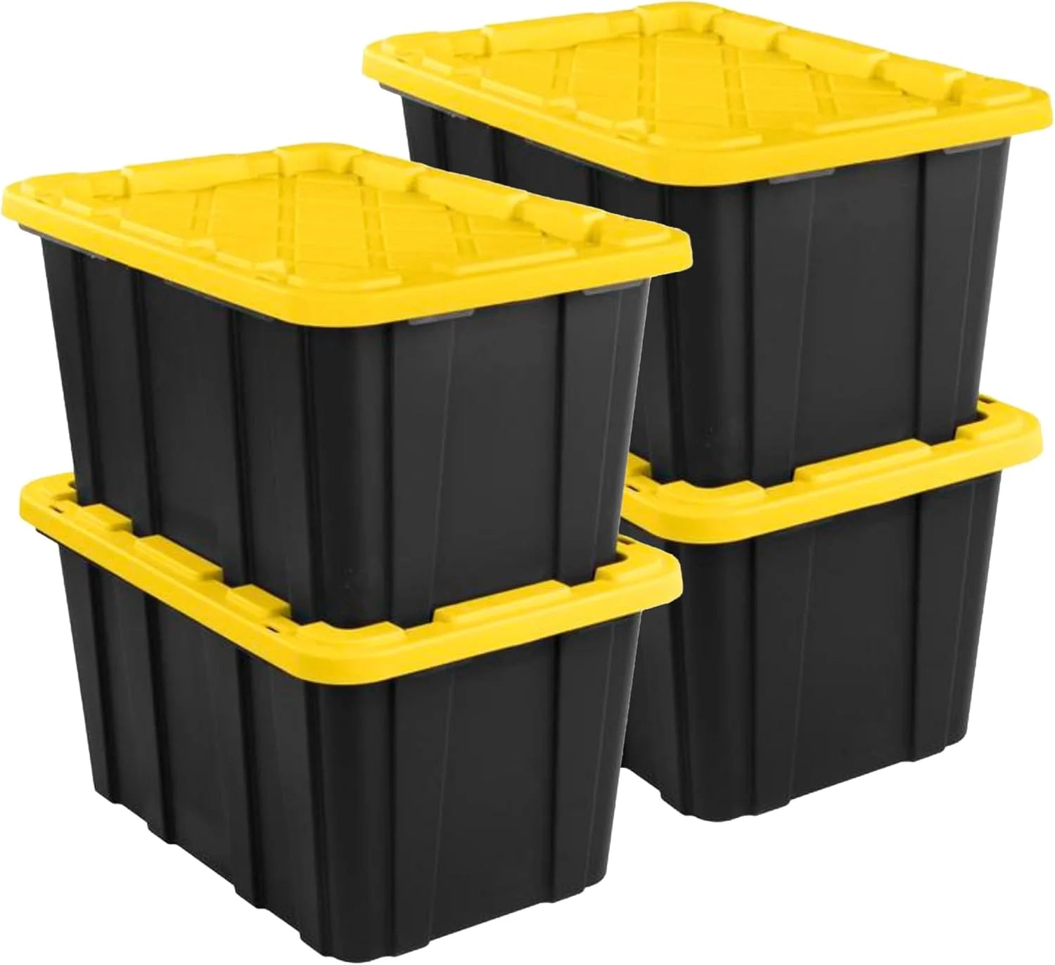 Special Sterilite 4-Pack 27 Gallon Industrial Storage Tote, Heavy-Duty Plastic Bins - Image 2