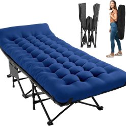 Alternative view of Special Camping Cot for Sleeping 28 Extra Wide, Heavy-Duty 1200D Oxford Foliding Cots for Adults Portable with Mattress