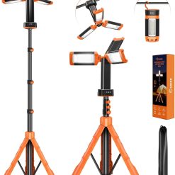 Alternative view of Special Portable Camping Light with Stand 12000mAh 73.2 Rechargeable Work Light 3200 Lumen Camp Lanterns with Bag