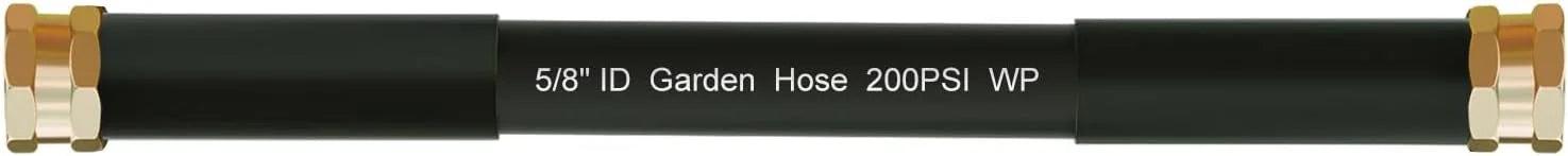 Special Beitopamz 100 ft Garden Hose, 5/8 in Heavy Duty Water Hose, Male to Female 3/4” Brass Fittings for Patio - Image 10