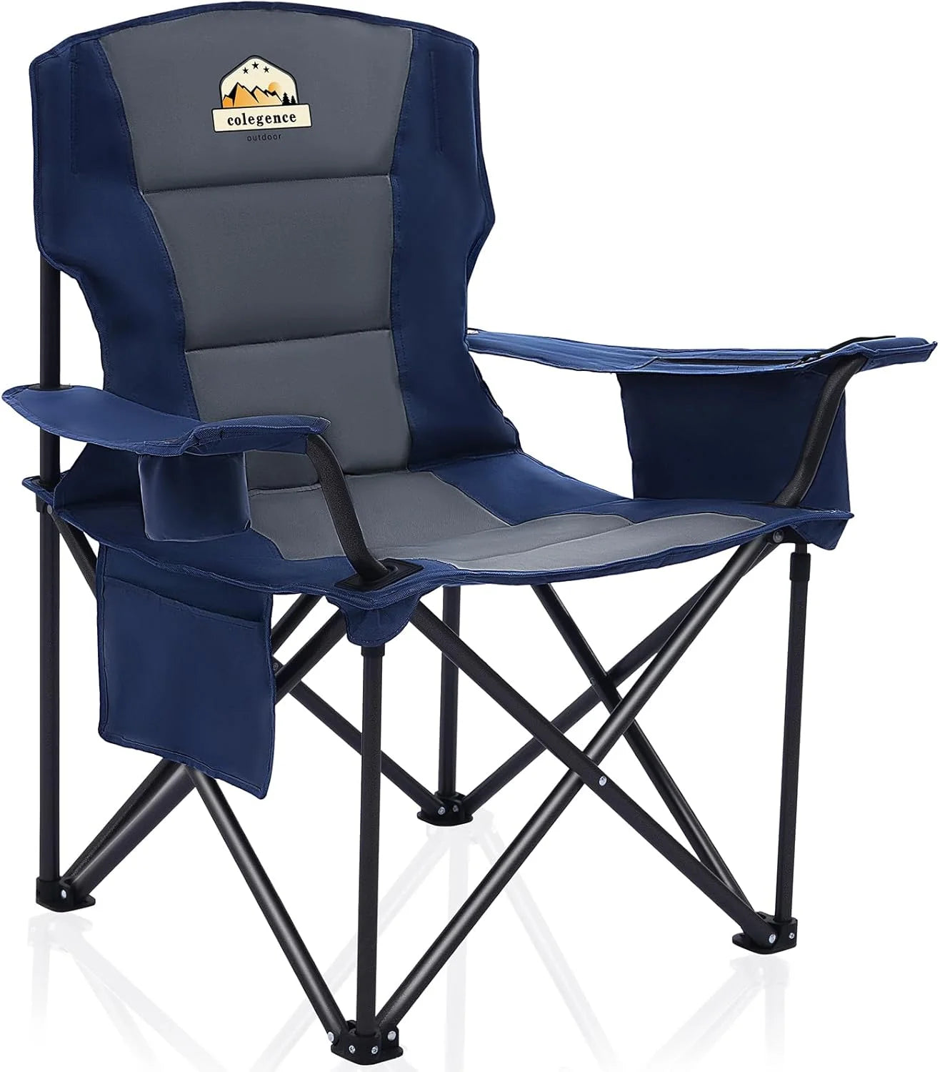 Special Oversized Heavy Duty Camping Chairs 2 Pack, 450 LBS Support Extra Wide Folding Portable Outdoor Chair - Image 4