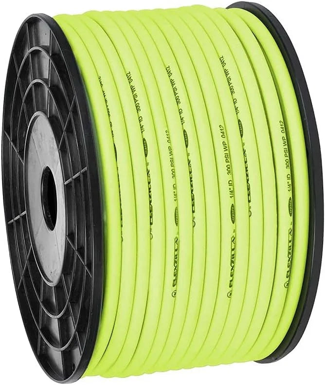 Special Flexzilla Pro Air Hose, Bulk Plastic Spool, 3/8 in. x 250 ft, Heavy Duty, Lightweight, Hybrid, ZillaGreen " HFZ38250YW