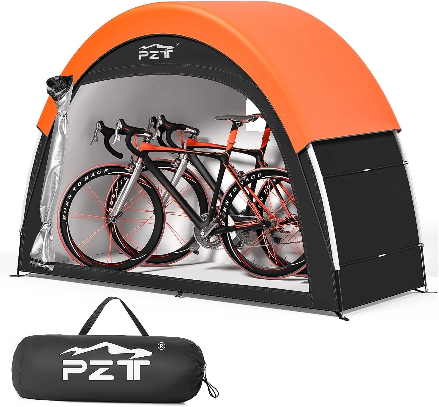 Special Upgraded Bike Tent with Rain Cover, Outdoor Storage Shed for 2-3 Bikes - Image 2
