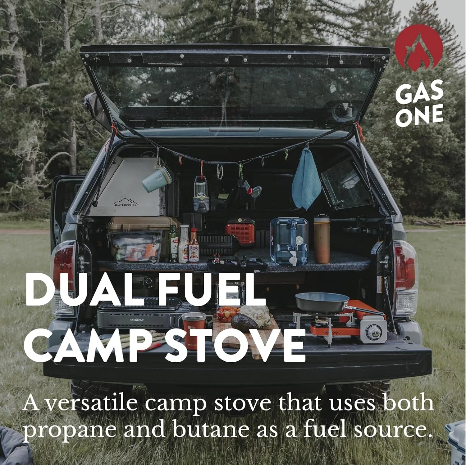 Special 15, 000 BTU Propane or Butane Stove Dual Fuel Stove Portable Camping Stove - Image 2