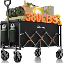 Alternative view of Special Collapsible Wagon Cart with All-Terrain Wheels, 380LBS Capacity