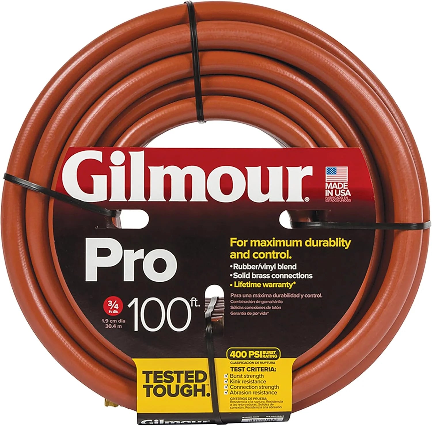 Special Pro Commercial 3/4 x 100" Heavy Duty Water Hose, Durable and Kink Resistant 100 ft Garden Hose