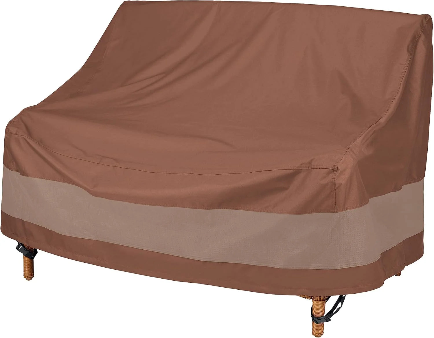 Special Ultimate Patio Loveseat Couch Cover, 54W x 37D x 35H, Mocha Cappuccino, Patio Furniture Covers - Image 3