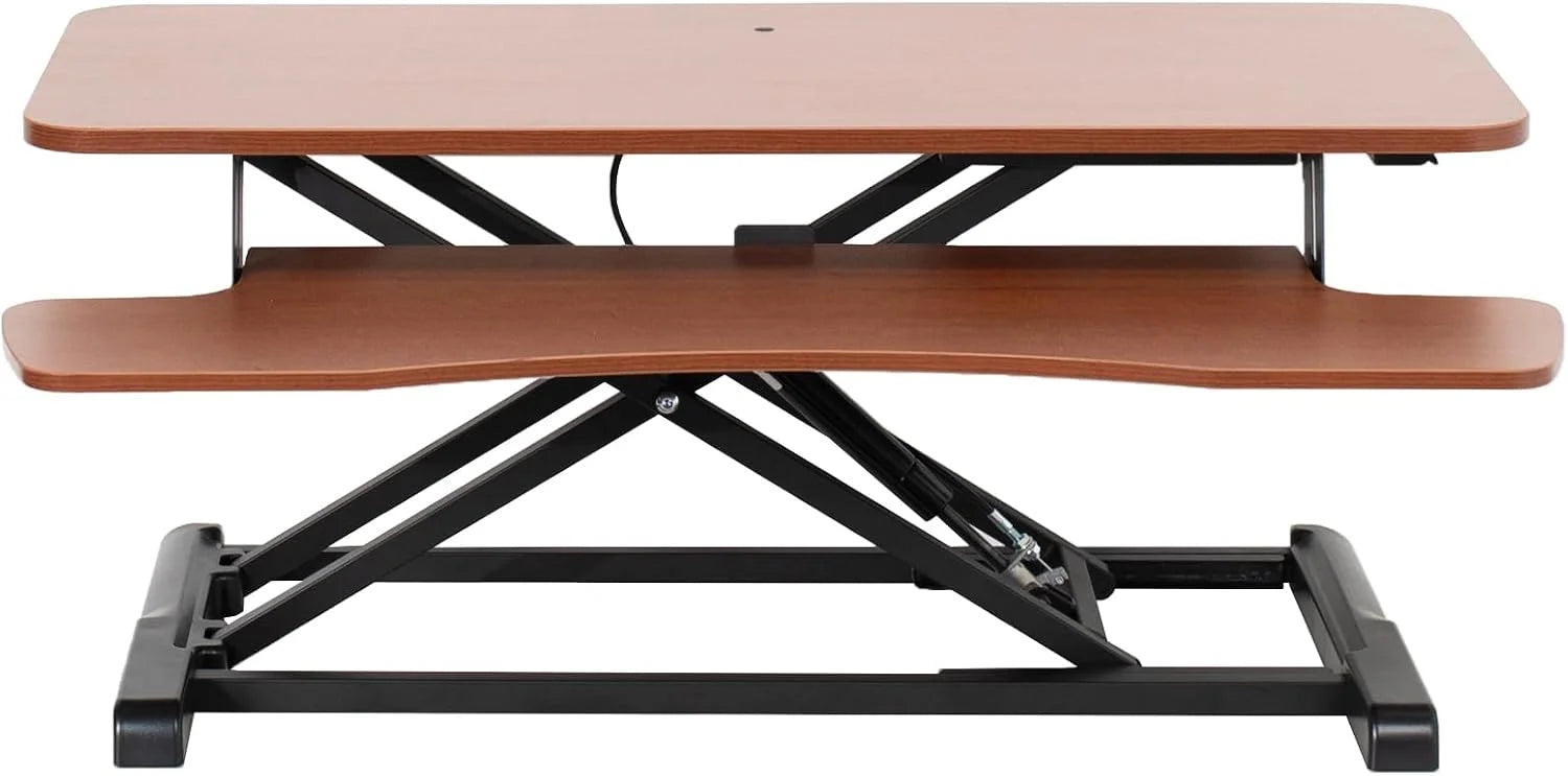 Special 32 inch Desk Converter, K Series, Height Adjustable Sit to Stand Riser, DESK-V000K - Image 4