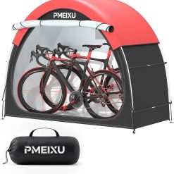 Alternative view of Special Bike Tent with Rain Cover, Portable Storage Shed for 2-3 Bikes