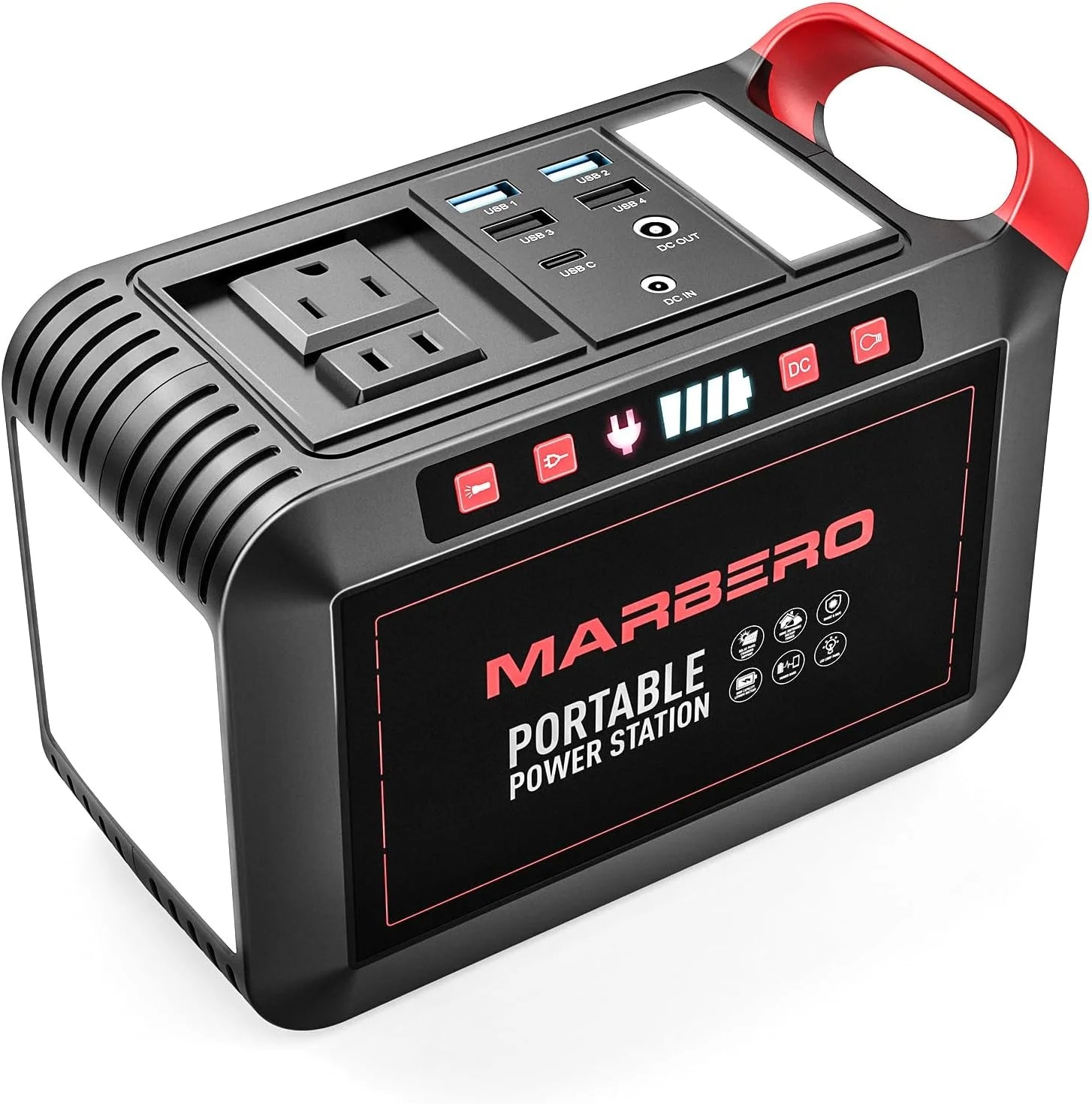 Special Portable Power Station 88Wh Camping Lithium Battery Solar Generator Fast Charging with AC Outlet 120W Peak Power - Image 2