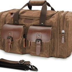 Special Wildroad Waxed Canvas Duffle Bag " 50L Waterproof Weekender Overnight Travel Bag
