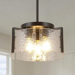 Alternative view of Special Chandeliers for Dining Room Light Fixture, Adjustable Glass Modern Farmhouse Chandelier for Entryway