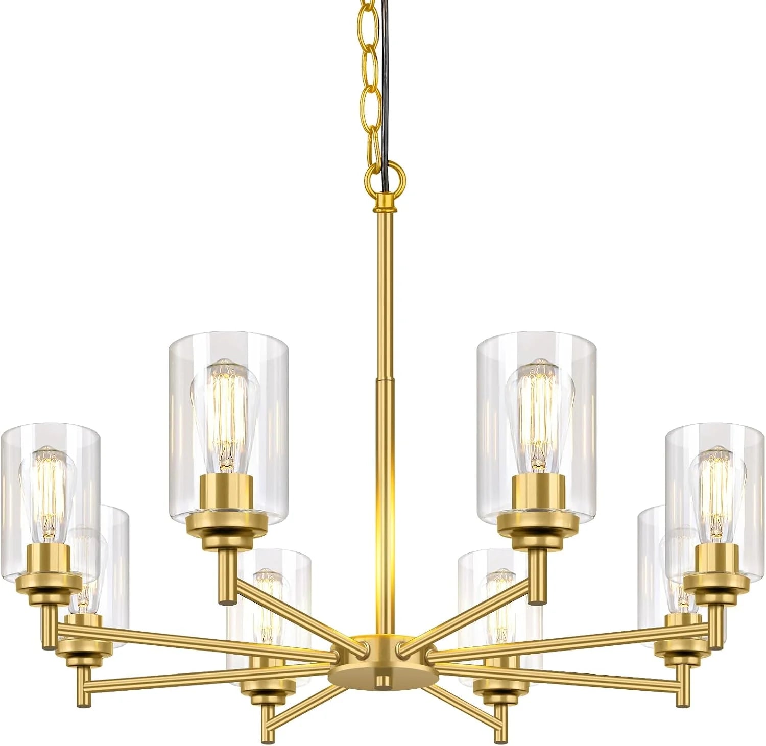 Special 33.5” Dia 8-Light Chandelier for Dining Room Kitchen Island - Image 7