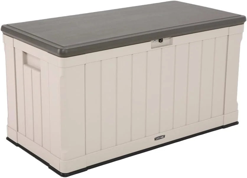 Special LIFETIME 60186 Heavy-Duty Outdoor Storage Deck Box, 116 Gallon, Desert Sand/Brown - Image 7