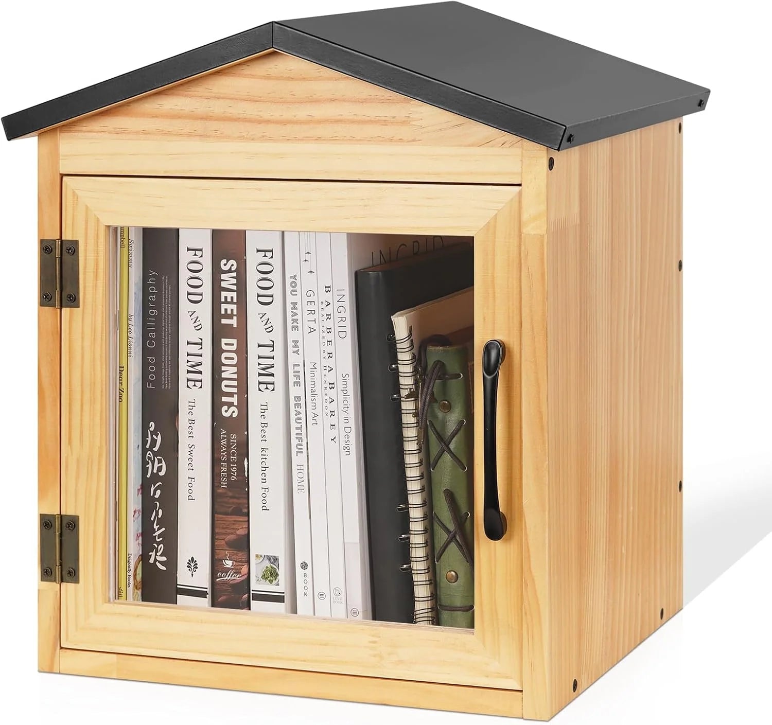 Special Exttlliy 2-Tier Outdoor Library Outdoor Book Box Storage, 20x14x21 Inch - Image 3