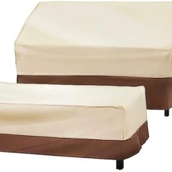 Alternative view of Special Patio Furniture Cover Set Waterproof 4 Piece Beige Large