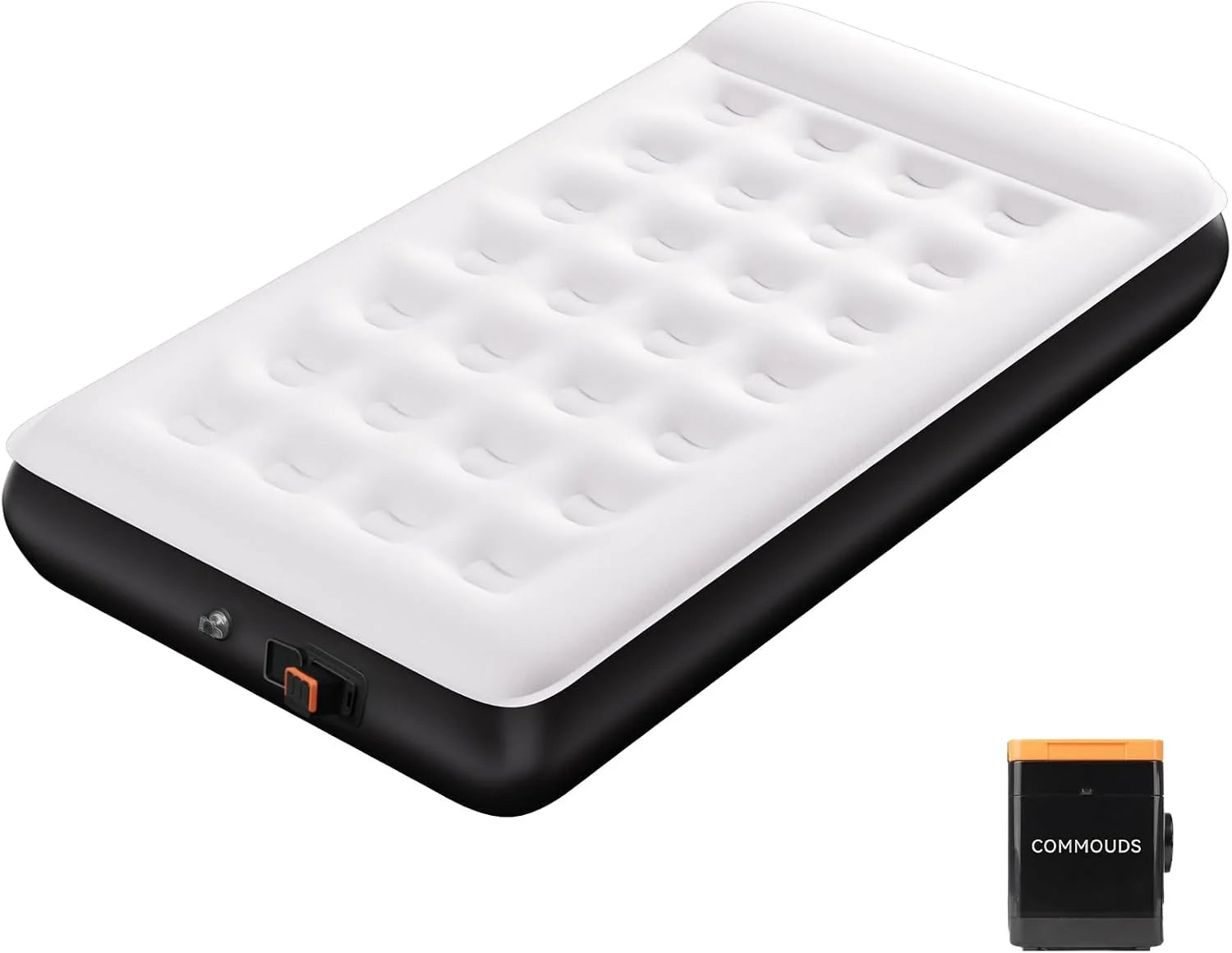 Special COMMOUDS Queen Air Mattress with 2000mAh Battery Powered Pump, 18 Raised Inflatable Mattress, Portable Blow up Mattress - Image 5